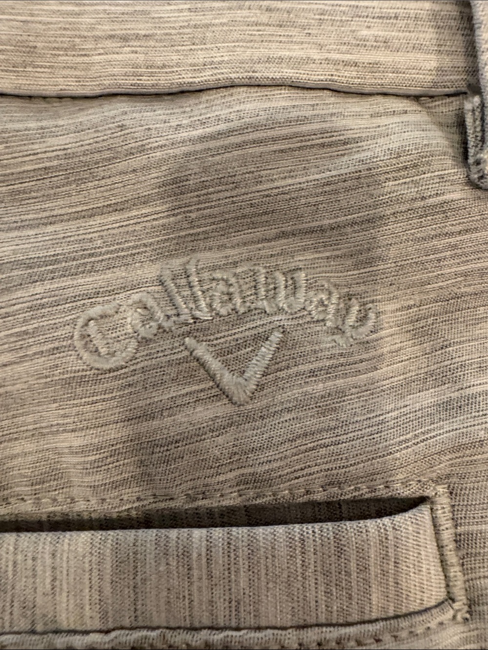 Callaway Light Gray Golf Performance Shorts - Picture 6 of 7